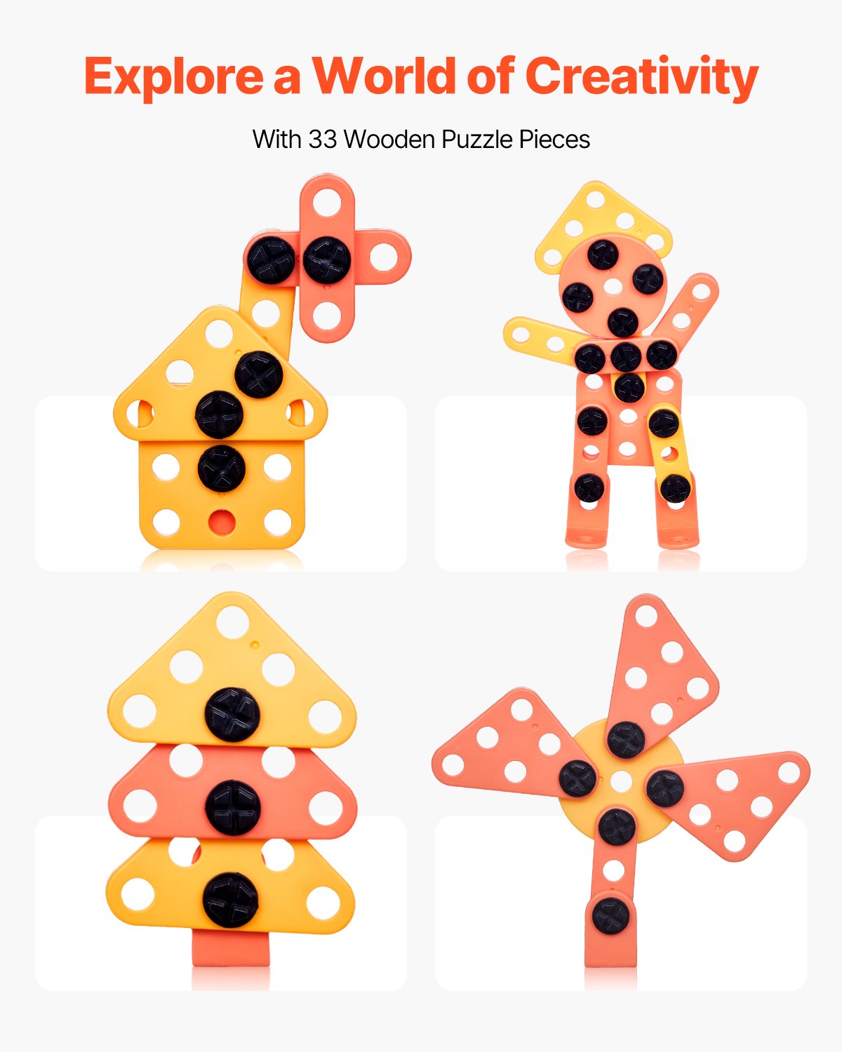 VEVOR Dziecięcy stół warsztatowy, 181-elementowy stół narzędziowy z realistycznymi narzędziami i wiertarką elektryczną, narzędzia budowlane dla dzieci, edukacyjna zabawka dla małych dzieci w wieku od 3 lat