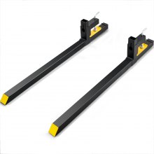 widły do ​​palet VEVOR 1490x70x230mm karetka wideł 907kg nośność widły długość całkowita 149cm z ostrzem wideł 109,2cm wózek widłowy zęby do wózka widłowego ładowacz czołowy rama paletowa