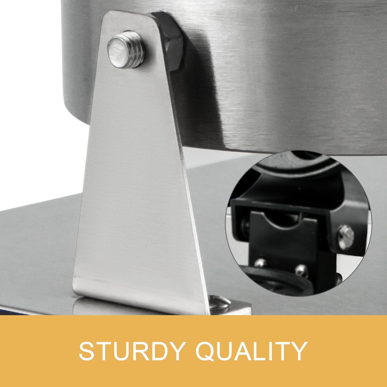 VEVOR Obrotowa Komercyjna Okrągła Gofrownica Nonstick Elektryczna Obrotowa Gofrownica do Jajek Kontrola Powlekanie Pleśni w Teflonie Temperatury i Czasu ze Stali Nierdzewnej Belgijska Gofrownica