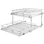 VEVOR Extendable Spice Rack (431x539x383 mm) Sink Cabinet Shelf Kitchen Cabinet, Sliding Drawer Sink Spice Rack Cabinet Organizer Under Cabinet Shelf 461x569x483 mm (Installation Dimensions)