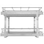 VEVOR Extendable Spice Rack (431x539x383 mm) Sink Cabinet Shelf Kitchen Cabinet, Sliding Drawer Sink Spice Rack Cabinet Organizer Under Cabinet Shelf 461x569x483 mm (Installation Dimensions)