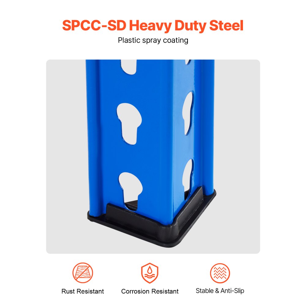 Stojak na opony VEVOR z 2 półkami na maksymalnie 12 standardowych opon, wytrzymały metalowy stojak na opony z regulowanymi odstępami, nośność 150 kg, idealny do warsztatów garażowych