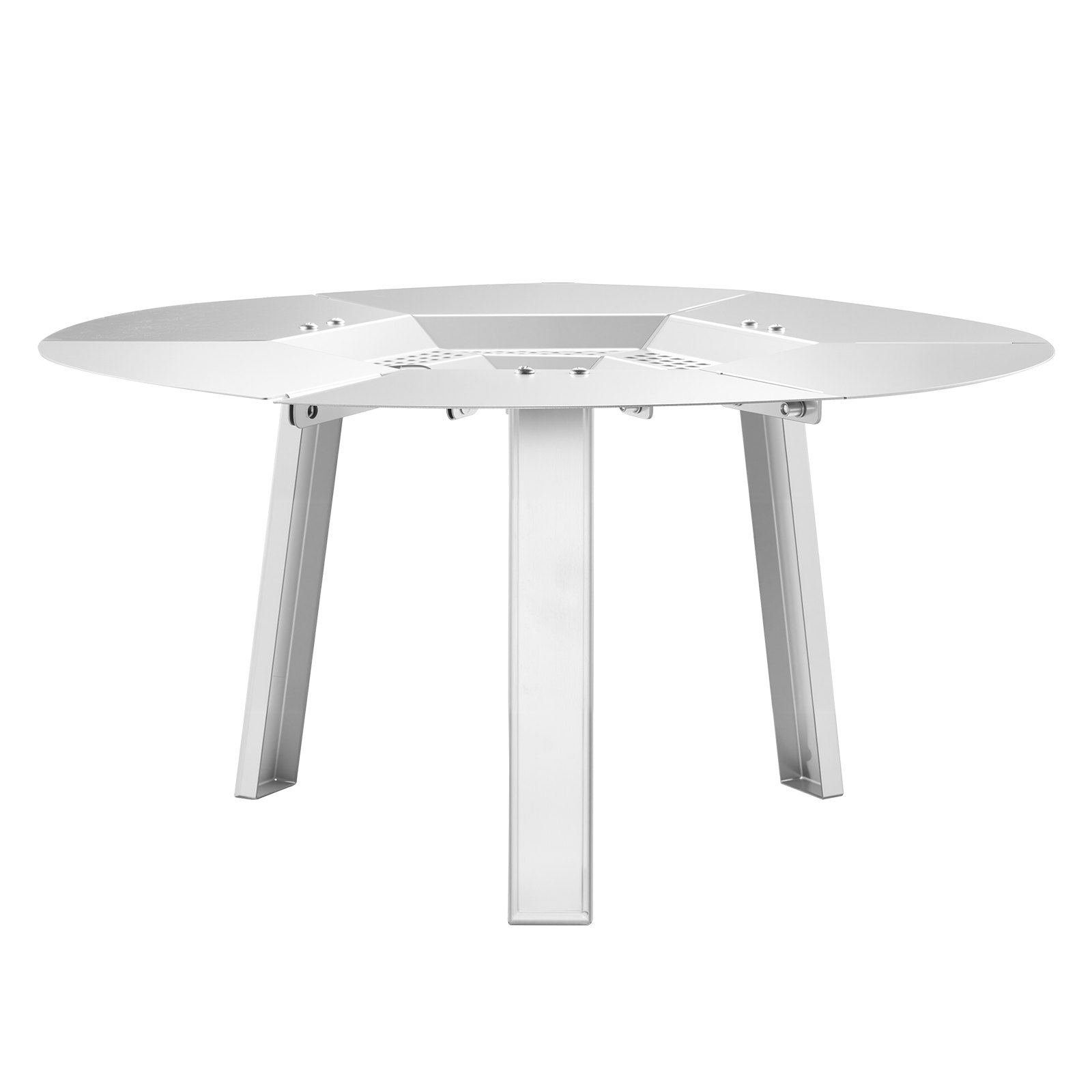 Dyfuzor ciepła do misy ogniowej VEVOR, φ508x254 mm, okrągła osłona termiczna do paleniska na drewno, dyfuzor ciepła ze stali nierdzewnej 304, zdejmowana pokrywa palnika, akcesorium kempingowe