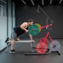VEVOR Corner Leverage Gym Sprzęt do ćwiczeń domowych z systemem 2:1 Ratio LAT Low Row, maszyna do treningu siłowego do przysiadów, martwego ciągu, wyciskania na ławce, uginania ramion, regulowana stacja do ćwiczeń całego ciała