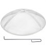 Osłona przeciwiskrowa VEVOR do mis ogniowych φ762 x 215 mm Kratka do paleniska Osłona przeciwiskrowa ze stali nierdzewnej Otwory oczek 2 mm Osłona przeciwiskrowa do mis ogniowych Idealna do mis ogniowych i kominków