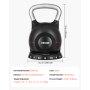 VEVOR Regulowany kettlebell z 7 poziomami obciążenia (1,5/3/4,5/6/7,5/9/10 kg), hantla wahadłowa wykonana z ABS i odlewanego ciśnieniowo aluminium, do treningu siły chwytu, treningu całego ciała i treningu krzyżowego