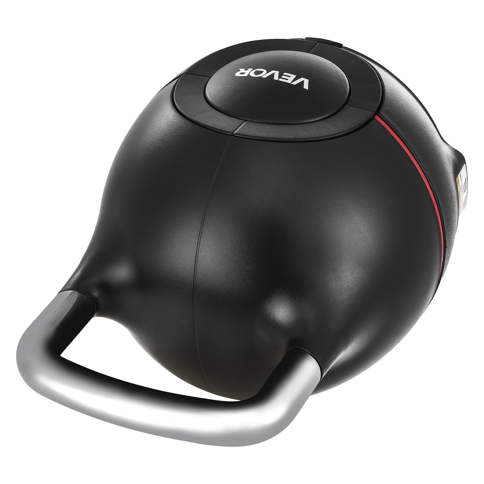 VEVOR Regulowany Kettlebell z 7 poziomami obciążenia (2/5/8/11/14/17/20 kg), ABS + odlew aluminiowy, do treningu siły chwytu, treningu całego ciała, treningu krzyżowego, czarny