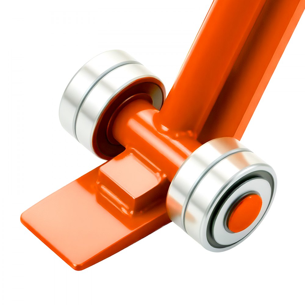 VEVOR Prylever Bar, 2994 kg Weight Capacity, 1.4 m Carbon Steel Handle Lever Dolly, Pry Lever Bar with Wheels for Large Pallets, Heavy Items, Concrete Blocks, Heavy Duty Equipment Handling