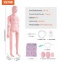 Model lalki VEVOR, anatomiczne szkolenie pielęgniarskie, praktyka opieki nad pacjentem