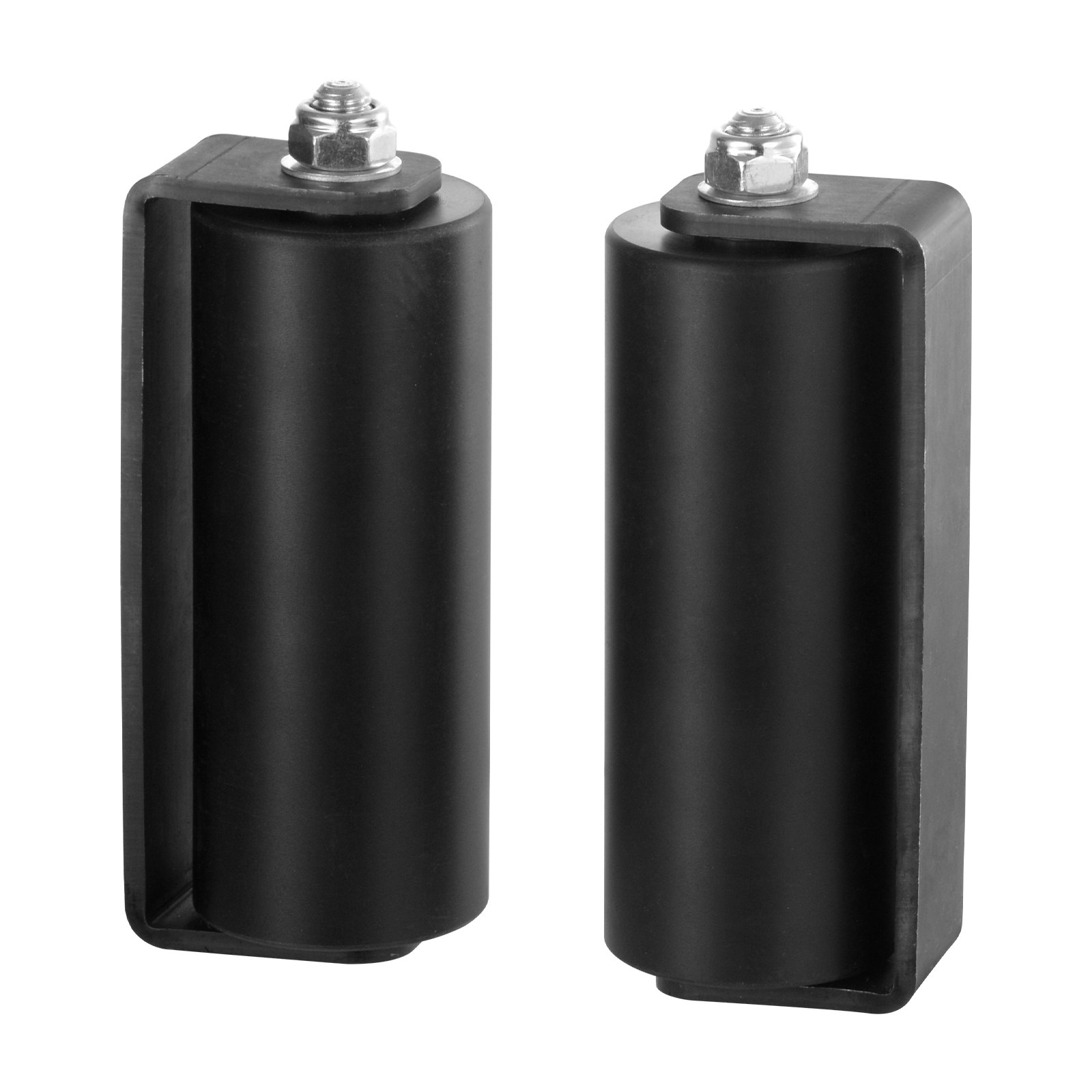 Zestaw do bram przesuwnych VEVOR, zestaw osprzętu do rolek prowadzących, wspornik typu C, wytrzymałe rolki do bram przesuwnych do ościeżnic z szynami łączącymi, rolka prowadząca do bram przesuwnych i drzwi rolowanych, 188 x 60 x 69 mm