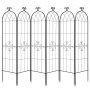 VEVOR Garden Trellis, 180 x 52.5 cm Rose Trellis, 6 Packs Garden Flower Rose Trellises with Powder-Coated Finish & Convenient Locking Design, Plant Support Trellises for Flowers, Vegetables, Roses