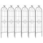 VEVOR Garden Trellis, 180 x 52.5 cm Rose Trellis, 6 Packs Garden Flower Rose Trellises with Powder-Coated Finish & Convenient Locking Design, Plant Support Trellises for Flowers, Vegetables, Roses