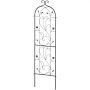 VEVOR Climbing Aid, 38x152 cm, Trellis, Rustproof Metal Espalier for Garden Flowers, Climbing Rose Espalier, Cucumber Support, Climbing Aid, Decorative Tall Clematis Espalier for Courtyards & Lawns