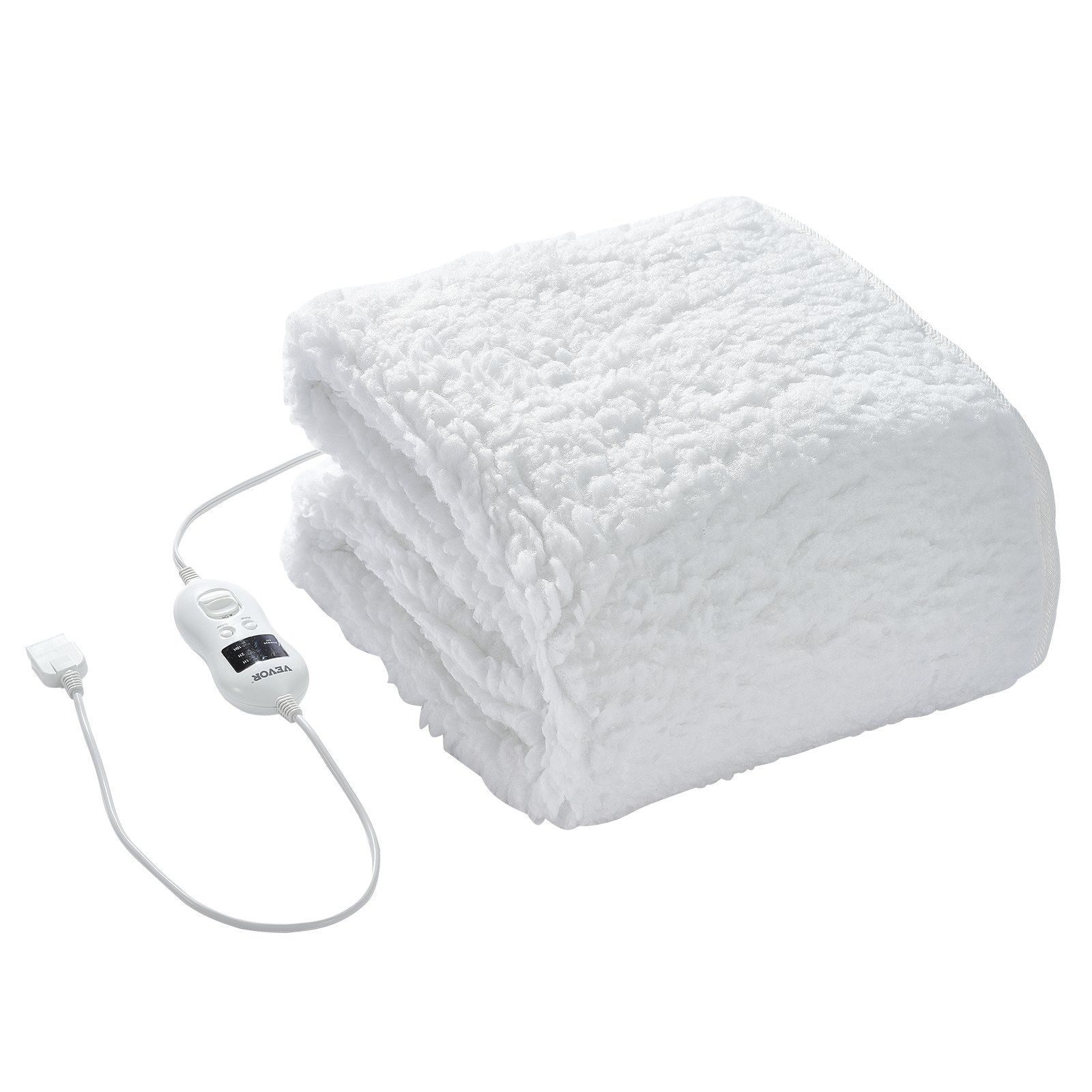 Koc elektryczny VEVOR Podgrzewany koc elektryczny Podgrzewany koc podgrzewany z timerem 185x77cm