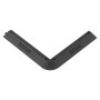 VEVOR Transition Edge Kit, 11-Piece, Durable Straight Garage Floor Edging, PP Material, Easy Installation, Edge Protection for Wet Area Restaurant Pool, Only Compatible with VEVOR Drainage Mats, Black