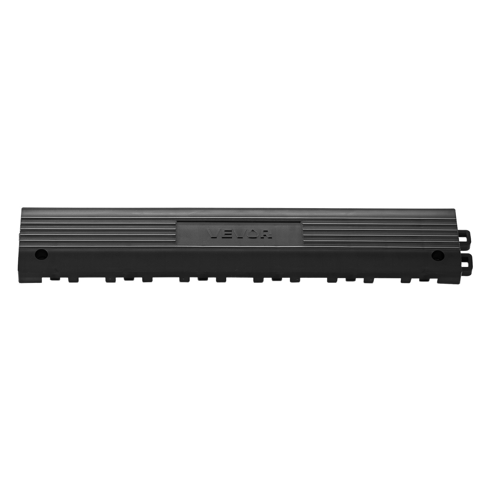 VEVOR 11 szt. Sekcja rampy do wykładziny podłogowej w garażu, rampa wjazdowa 31 x 6 cm do płytek zatrzaskowych, rampa PP z 4 narożnikami, antypoślizgowa do podłóg warsztatowych, garażowych, płytek zatrzaskowych, TYLKO do mat drenażowych VEVOR