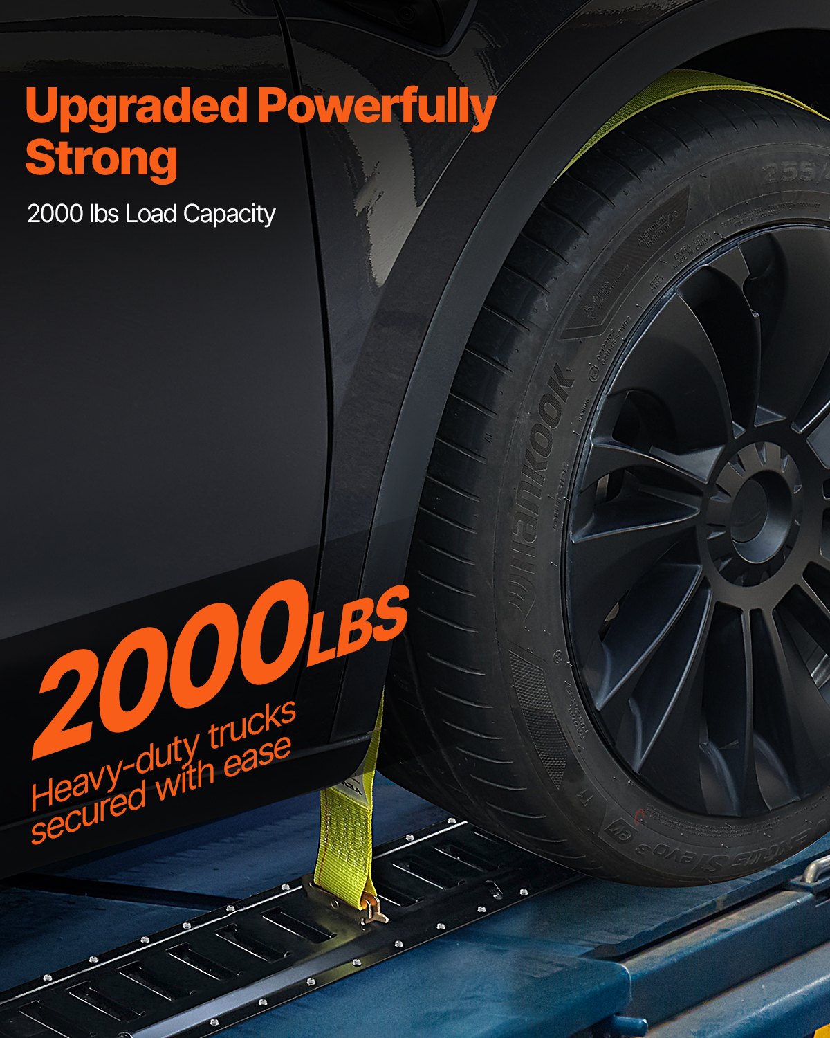Zestaw mocujący VEVOR E-Track, 18-częściowy zestaw E-Track o rozstawie 1524 mm, w tym 4 stalowe szyny, 8 kotew O-ring, 4 pasy mocujące z pierścieniem D i 2 pasy zapadkowe, akcesoria do motocykli cargo, 907 kg