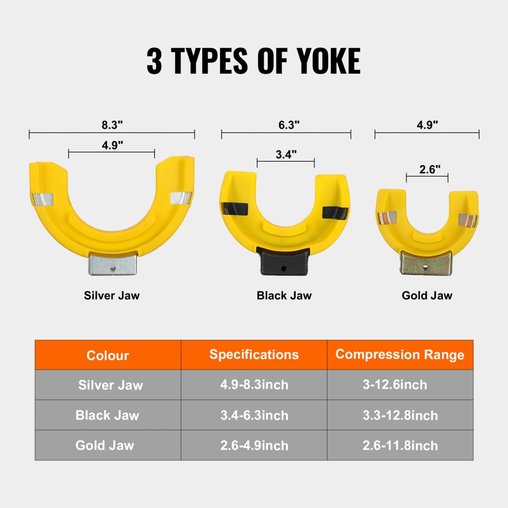 Zestaw kompresora sprężyn VEVOR - sprężyna zawieszenia kompatybilna z gniazdem 22 mm, uniwersalny kompresor sprężyn o nośności 4500 kg, profesjonalny kompresor sprężyn samochodowych, narzędzie do amortyzatorów, amortyzatory