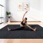 VEVOR Puzzle Exercise Mat, 24 PCS Fitness Equipment Mats, 610 x 610 x 10 mm, High-Density EVA Foam Mats Set, Interlocking Rubber Soft Tiles, Protective Floor Padding with Blue Dots for Home Gym Office