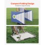 Zestaw do gry w cornhole VEVOR, przenośna aluminiowa plansza do gry, 8 woreczków z fasolą, 915 x 610 mm