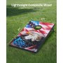 VEVOR Cornhole Set Drewniana plansza do gry z 8 woreczkami fasoli Torba do przenoszenia na podwórko