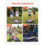 VEVOR Cornhole Set Drewniana plansza do gry z 8 woreczkami fasoli Torba do przenoszenia na podwórko