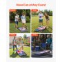 Zestaw do gry w cornhole VEVOR (920 x 600 x 241 mm) Plansze do gry w cornhole, przenośna drewniana tablica do rzucania z płyty MDF, gra w cornhole dla dorosłych, w zestawie 8 woreczków z fasolą i torba transportowa, do ogrodu, na podwórko, na plażę