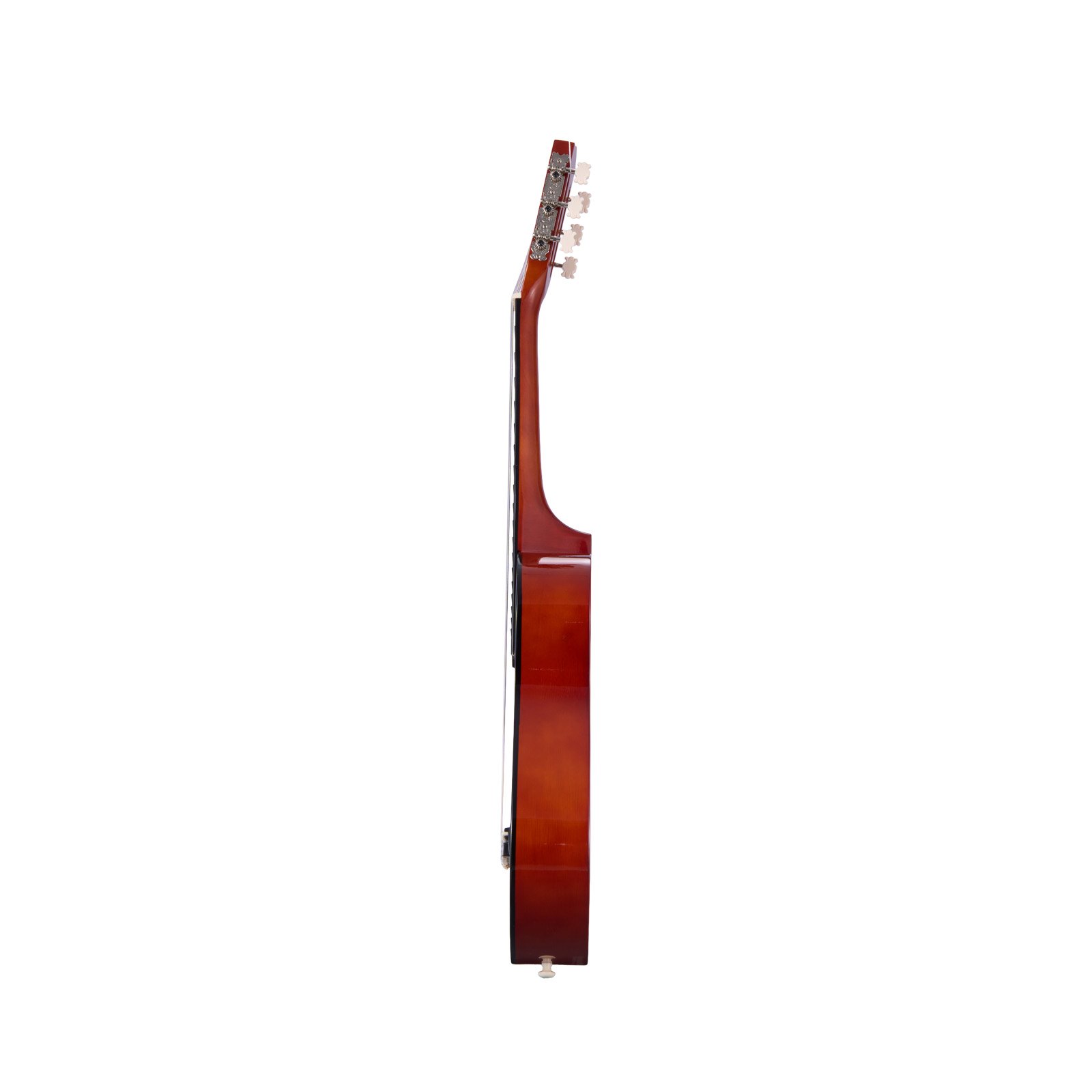 VEVOR Gitara koncertowa, 780 mm, zestaw startowy do gitary klasycznej dla początkujących, z nylonowymi strunami, pokrowcem, paskiem, tunerem, dodatkowymi strunami, kostkami, kapodastrem, drewnem lipowym, dla początkujących, naturalne