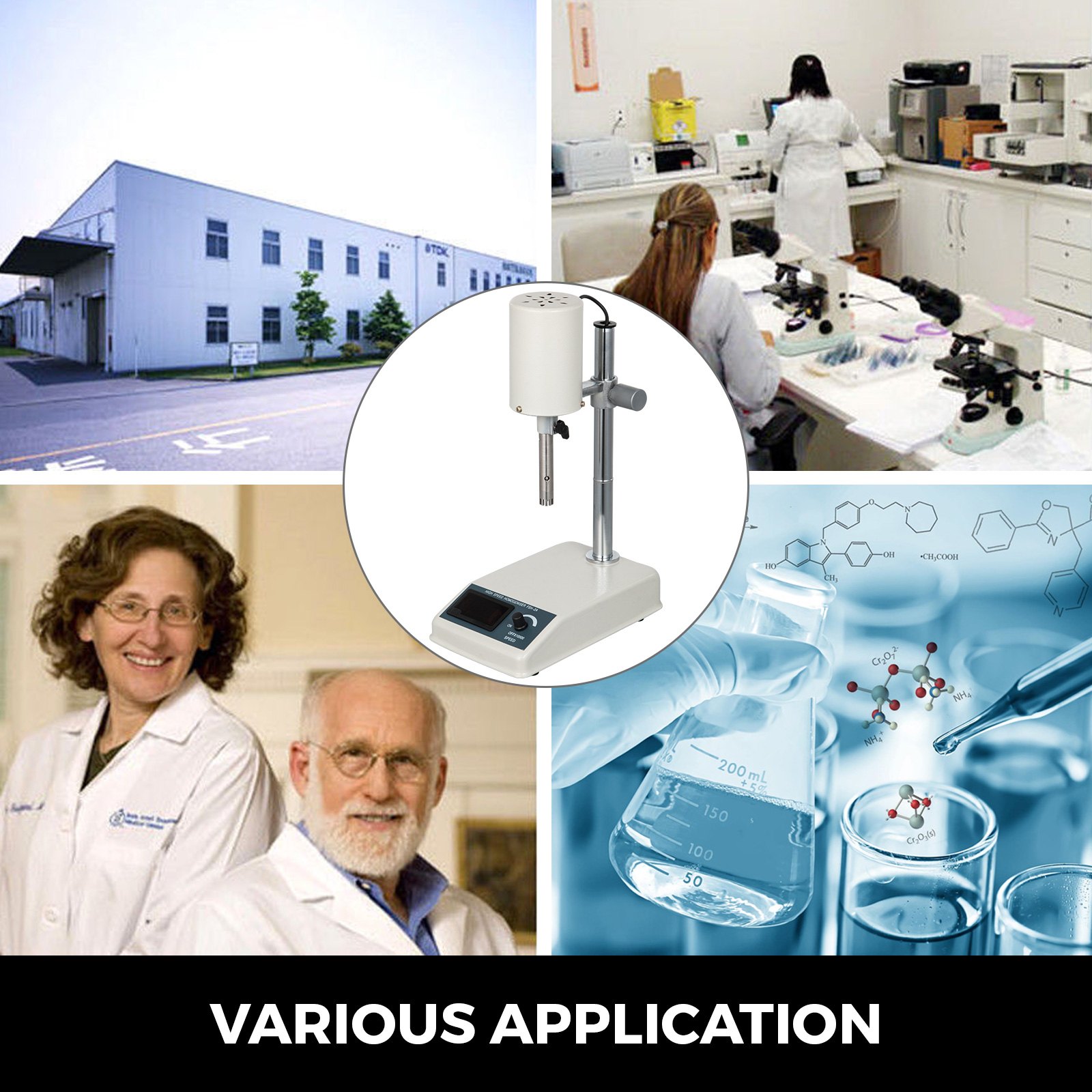 VEV FSH 2A 1000ml homogenizator szybkoobrotowy homogenizator ze stali nierdzewnej dozownik laboratoryjny homogenizator 22000U na minutę homogenizator mechaniczny homogenizator mechaniczny