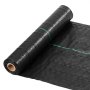VEVOR Weed Barrier Fabric Heavy Duty, 0.4 x 15.2m 90.7g Landscape Fabric, Woven Weed Blocker Fabrics, Garden Fabrics Weeds Barrier, Weeds Control Ground Cover, Geotextile Webbing, Gardening Mat, Black