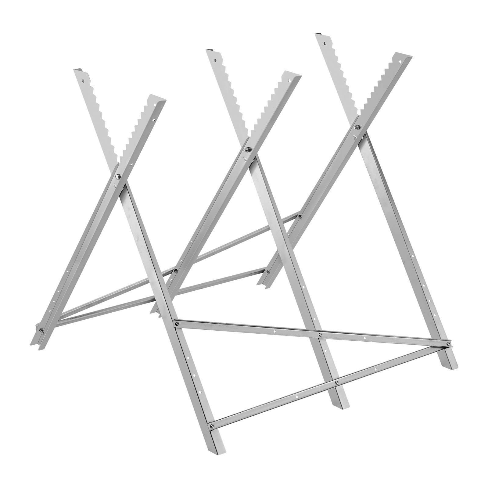 VEVOR Koziołki z uchwytem na piłę łańcuchową, 150 kg, drewniany koziołek, rama piły, pomoc w cięciu, kompatybilny z materiałem o średnicy 0–250 mm, koziołek do piły łańcuchowej, obróbka drewna, cieśle i wykonawcy