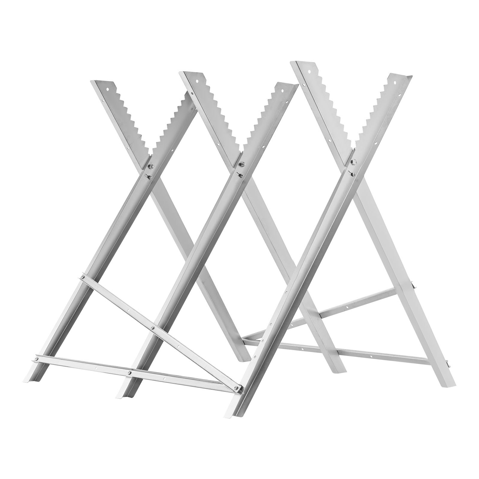 VEVOR Koziołki z uchwytem na piłę łańcuchową, 150 kg, drewniany koziołek, rama piły, pomoc w cięciu, kompatybilny z materiałem o średnicy 0–250 mm, koziołek do piły łańcuchowej, obróbka drewna, cieśle i wykonawcy