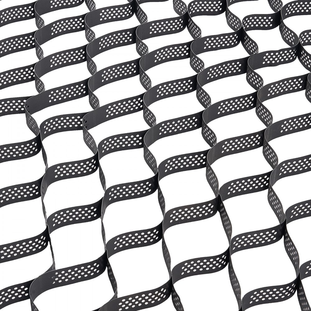 VEVOR gravel grid, 75 mm deep, grass grid 5200x2700 mm, gravel honeycomb, honeycomb grid HDPE, permeable geogrid for driveway stabilization, for garden, terrace, walkway, motorhome parking areas