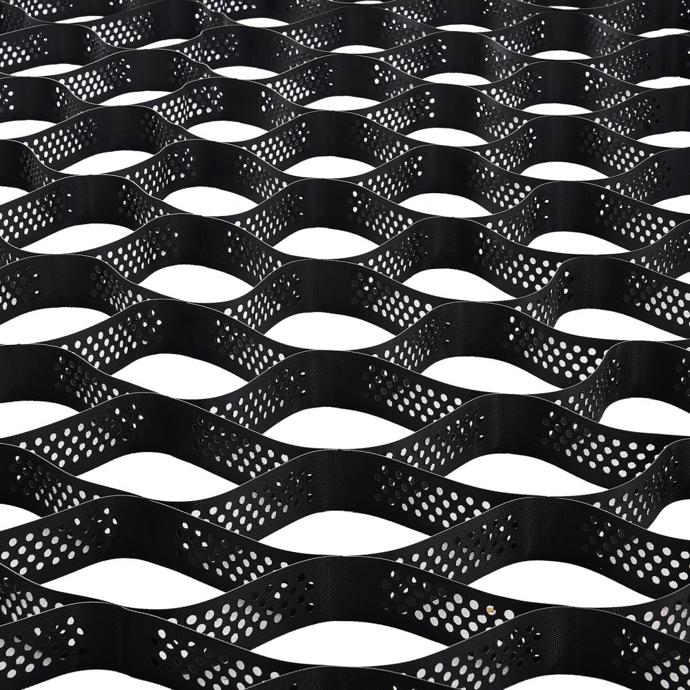 VEVOR gravel grid, 75 mm deep, grass grid 7600x2900 mm, gravel honeycomb, honeycomb grid HDPE, permeable geogrid for driveway stabilization, for garden, terrace, walkway, motorhome parking areas