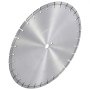 VEVOR Diamond Saw Blade, Concrete Saw Blade, 45 cm, for wet or dry work, 12 mm diamond segment saw blade with flat teeth, center hole diameter 25.4 mm, for concrete, cement slabs, tiles, bricks