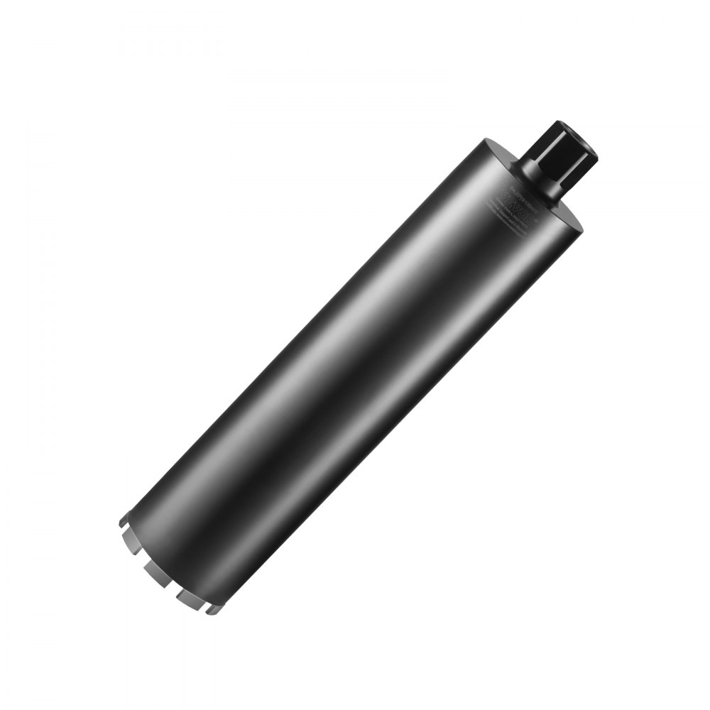 Wiertło diamentowe VEVOR, 108 mm, wiertło diamentowe do wiercenia na mokro, głębokość wiercenia 355 mm, wiertło rdzeniowe do betonu z tarczą tnącą, gwint wewnętrzny 1-1/4 cala, spawanie laserowe, wiertło diamentowe do wiercenia na mokro w betonie i cegle