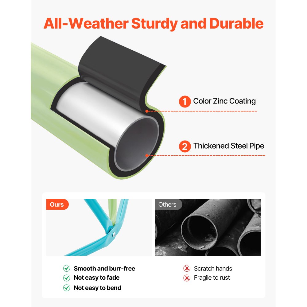 VEVOR Wspinaczkowa kopuła geometryczna (szerokość 305 cm) z huśtawką i hamakiem, udźwig 453 kg, sprzęt wspinaczkowy dla dzieci w wieku od 3 do 10 lat, ogrodowy plac zabaw