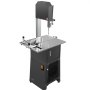 VEVOR Commercial Electric Meat Bandsaw, 550W Vertical Bone Saw, 380 x 485 mm Workbench, Bone Cutting Machine, Frozen Meat Cutter with Blade for Ribs, Pork