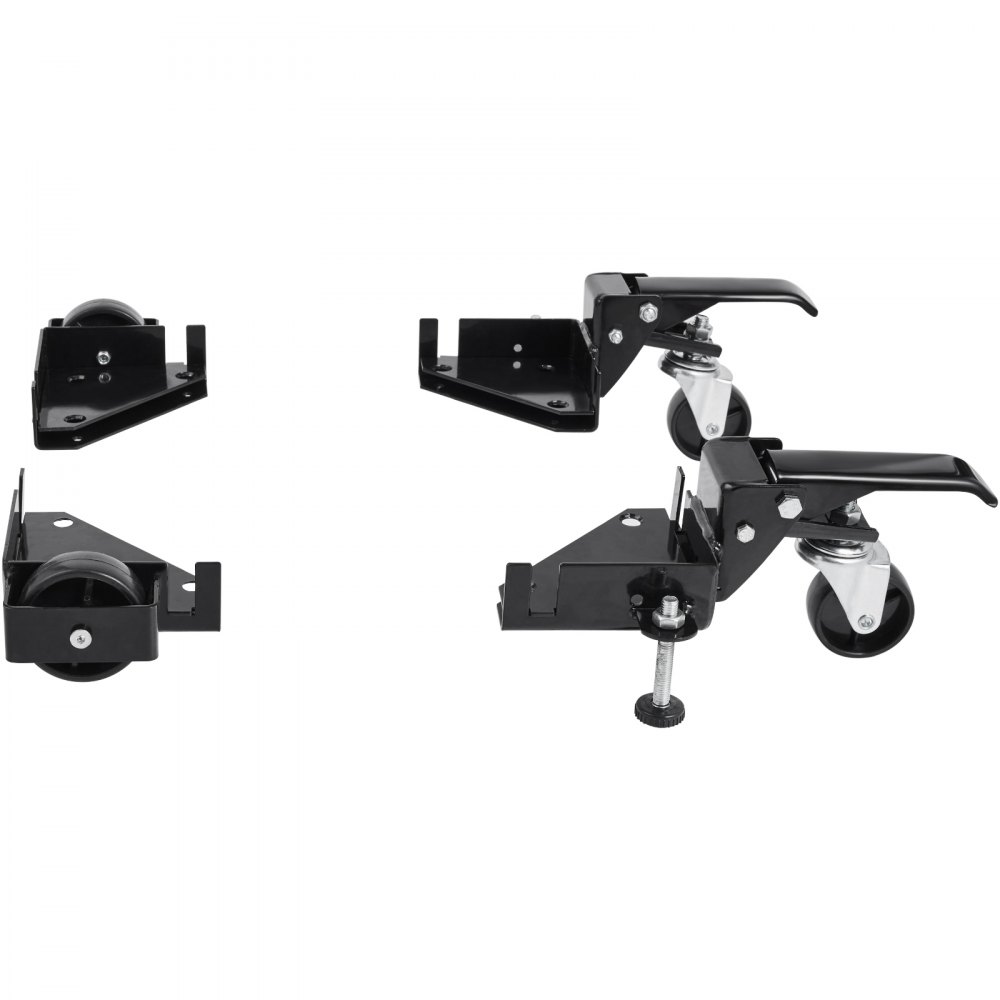 Podstawa mobilna VEVOR, 181,4 kg, regulowana od 241,3 x 241,3 mm do nieskończoności, wytrzymała, uniwersalna podstawa mobilna z kółkami obrotowymi do sprzętu do obróbki drewna, pił taśmowych, elektronarzędzi, maszyn
