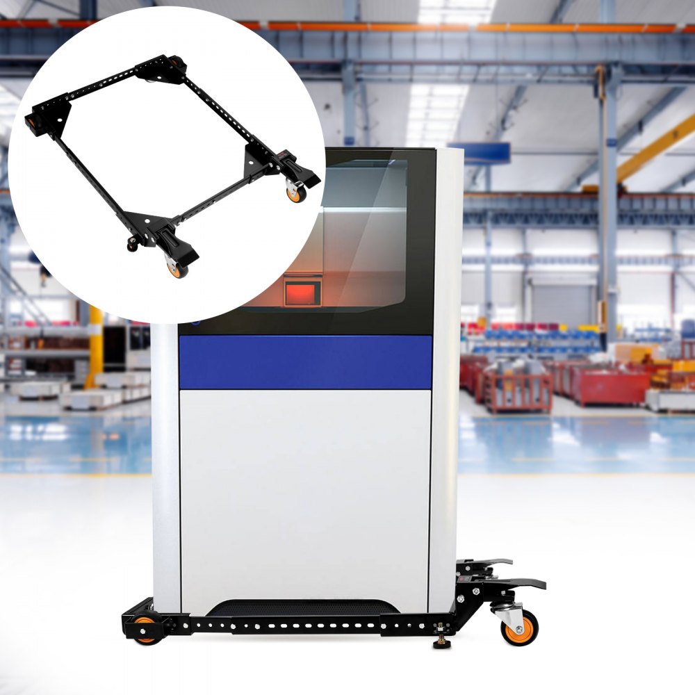 Mobilny stojak roboczy VEVOR, udźwig 650 funtów, regulowany od 12 x 12 cali do 36 x 36 cali, wytrzymały, uniwersalny, mobilny stojak roboczy z kółkami obrotowymi, do sprzętu do obróbki drewna, pił taśmowych, elektronarzędzi, maszyn