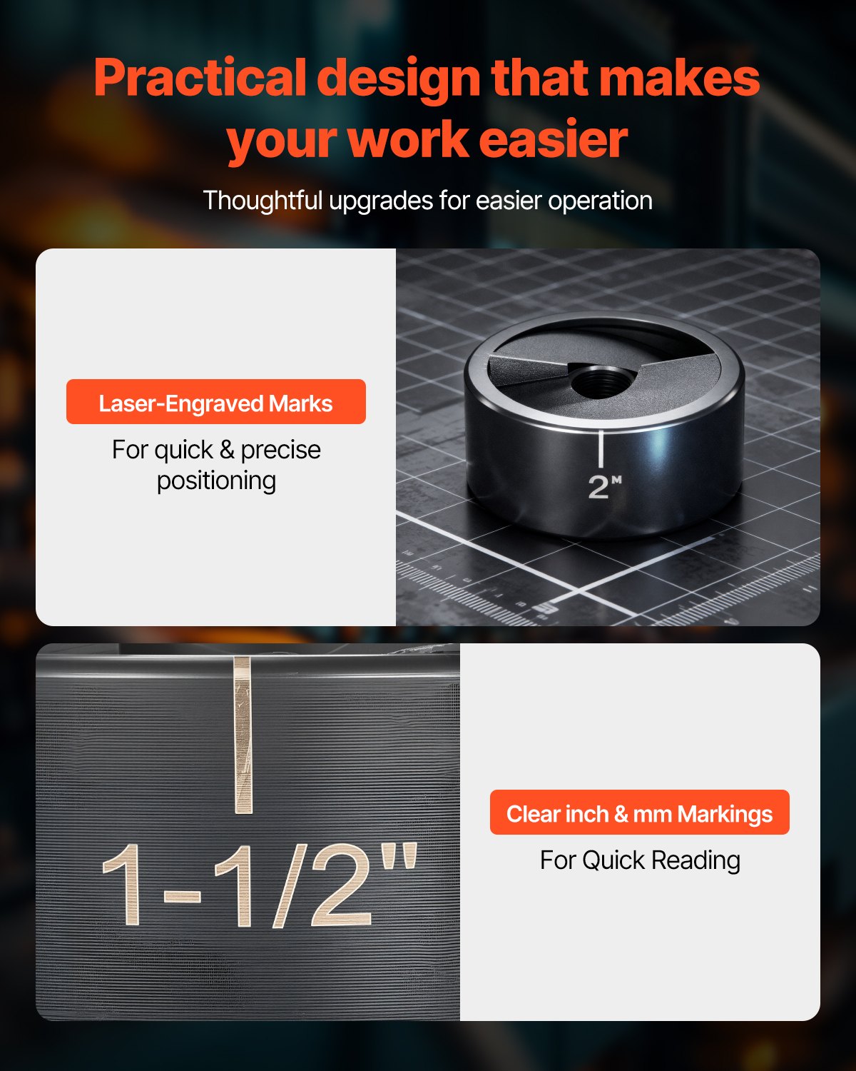 Zestaw kluczy grzechotkowych VEVOR 12,7-50,8 mm SLUG-Buster z wybijakiem, zestawy kluczy grzechotkowych z wybijakiem do aluminium, stali miękkiej, włókna szklanego, tworzyw sztucznych, 6 rozmiarów matryc, zestaw narzędzi pomocniczych ze stali 40Cr