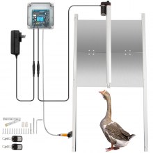 VEVOR suwak do otwierania drzwi kurczaka automat do otwierania drzwi kurczaka 52x96 cm