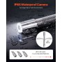 Kamera do inspekcji kanalizacji VEVOR, 30 m/98 stóp, 4,3-calowa kamera z oświetleniem – 6 regulowanych diod LED, karta 16 GB, 3-krotny zoom i bateria o wysokiej wydajności 8500 mAh, wodoodporna kamera hydrauliczna IP68 do rur kanalizacyjnych