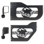 VEVOR Jeep Tube Doors, 4-Door, Fit for 2018-2026 Jeep Wrangler JL & 2020-2026 Gladiator JT, Soldier Pattern Off Road Front & Rear Tubular Half Doors with DOT Certified Side View Mirrors & Rubber Pads