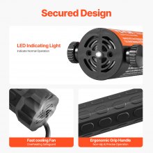 VEVOR Magnetyczna nagrzewnica indukcyjna Ręczna nagrzewnica indukcyjna 1kW Mini