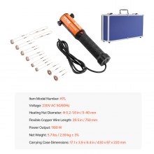 VEVOR Magnetyczna nagrzewnica indukcyjna Ręczna nagrzewnica indukcyjna 1kW Mini