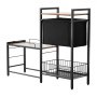 VEVOR Feeding Station 92 x 27 x 75cm, Elevated Dog Bowls, Raised Stand for Dog Bowls, Feeding Bowl, Dog Bowl Stand, Bowl Holder with Shelves, Dog Bar for Large, Medium & Small Dogs