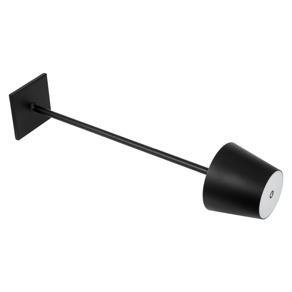 VEVOR Wireless Table Lamp (2 Pack) with Detachable Shade & 5200 mAh Built-in Rechargeable Battery, Desk Lamp, 3 Adjustable Heights, Table Lamp for Restaurants, Black