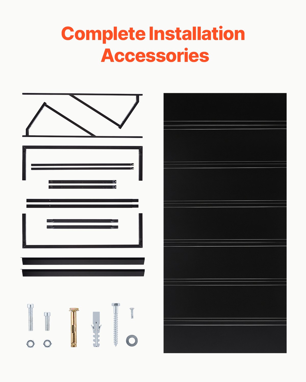 Markiza okienna VEVOR 203x91x61 cm, daszek drzwiowy, solidna markiza zewnętrzna z trójkątną stalową ramą, ochrona przed deszczem, śniegiem i słońcem do drzwi, okien, werand, balkonów