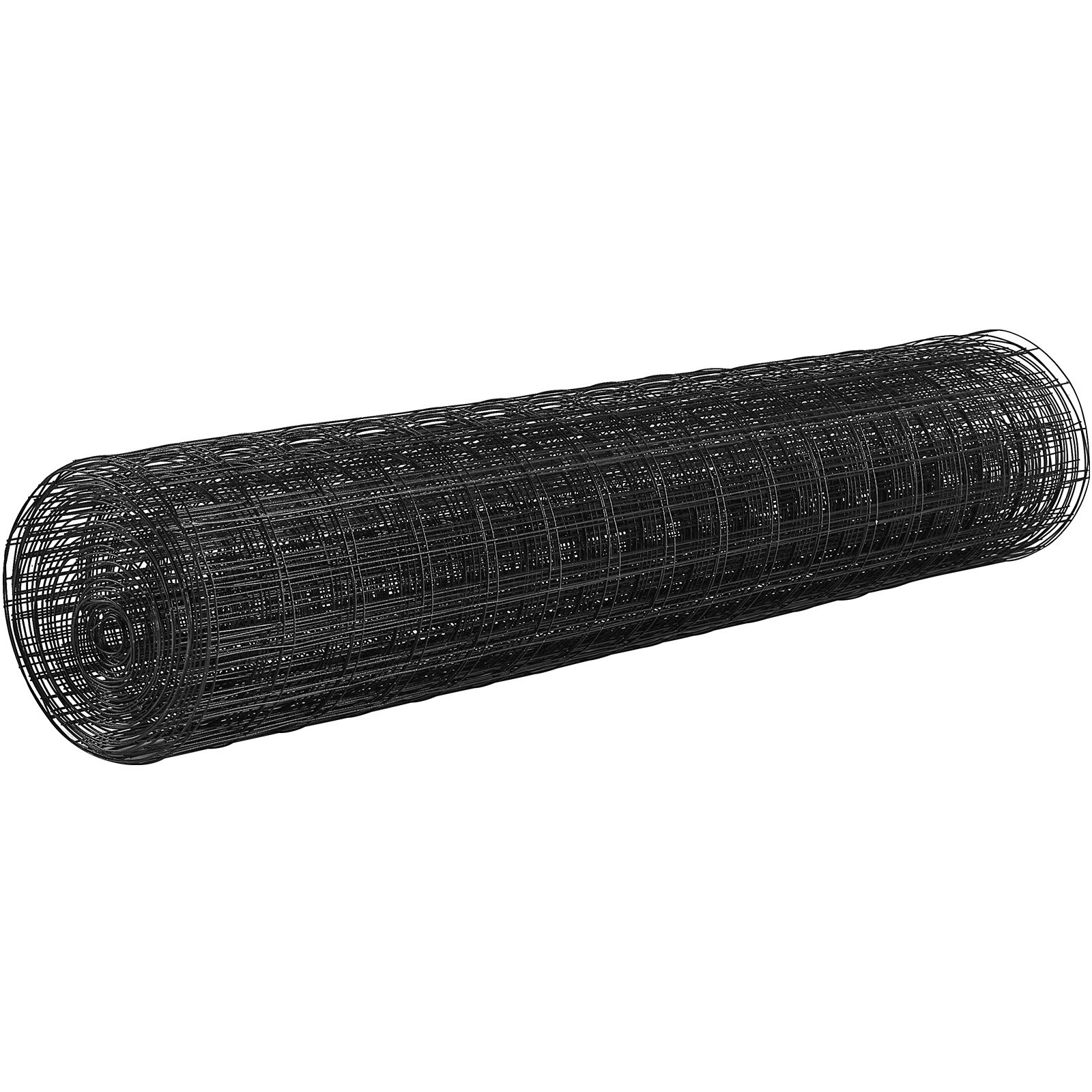 VEVOR Aviary Wire 91 x 1524 cm, Garden Fence, 1.52 mm Mesh Fence Roll, Vinyl Coated Wire Fence for Chicken Coop Barriers, Rabbit and Snake Fences, Poultry Enclosures